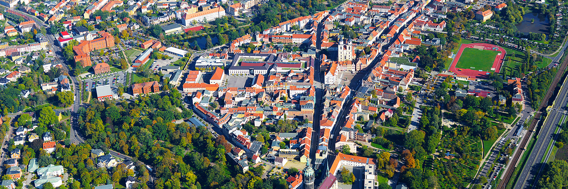 Luftbild Lutherstadt Wittenberg 