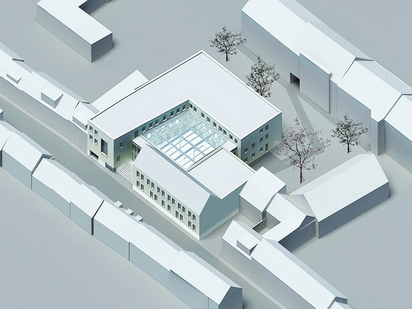 Haldensleben, Ein Haus Für Alle (FHFA), Entwurf Isometrie