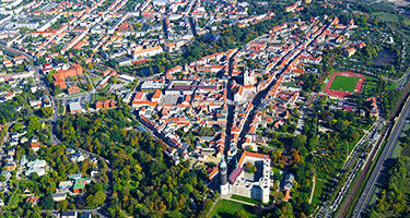 Luftbild Altstadt Lutherstadt Wittenberg