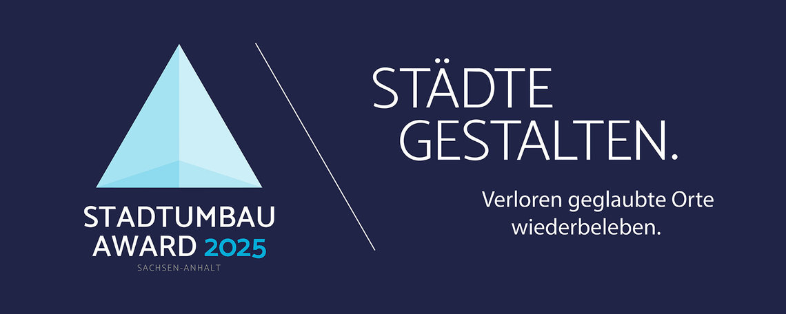 Stadtumbau AWARD 2025 Logo | © SALEG, Transmedial