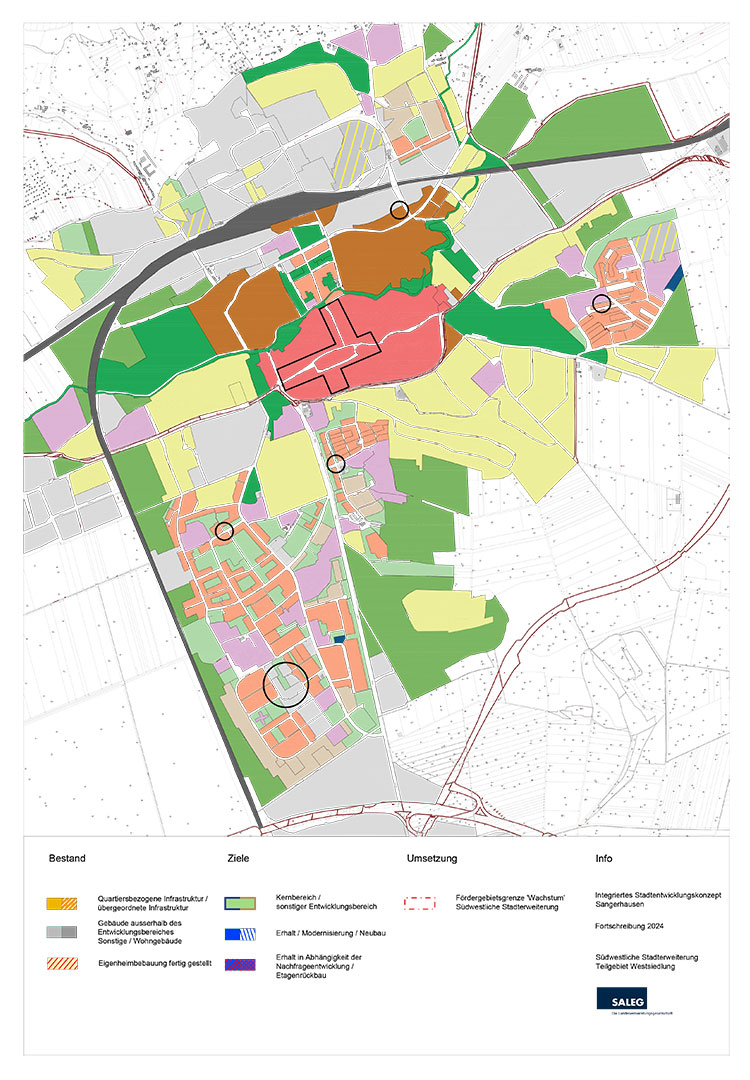 Integriertes Stadtentwicklungskonzept Sangerhausen, 2024, Plankonzept